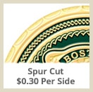 opt spur cut - Custom Challenge Coins - Color On One Side