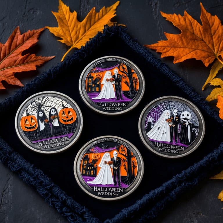 Custom Halloween coins