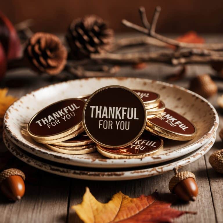 Thanksgiving challenge coins