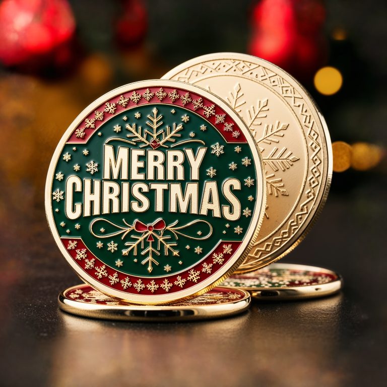 Custom Christmas coins